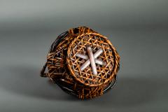 Antique Flower Arranging Ikebana Basket - 3678311