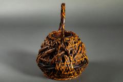 Antique Flower Arranging Ikebana Basket - 3678335