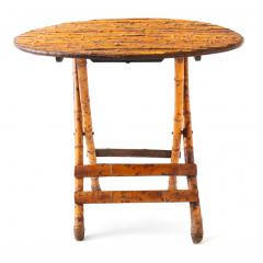 Antique Folding Bamboo Table - 2860119