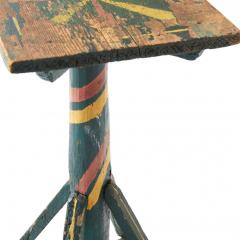 Antique Folk Art Drinks Table - 2859972