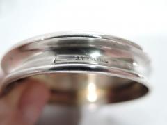 Antique Foster Bailey Enamel Sterling Silver Crystal Vanity Jar - 3750539