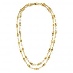 Antique French 18K Gold Chain Necklace - 4743151