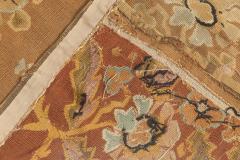 Antique French Aubusson Botanic Handmade Wool Rug - 2461106