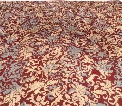 Antique French Aubusson Botanic Handmade Wool Rug - 2461127
