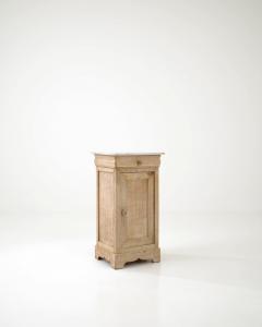 Antique French Bedside Table with Marble Top - 3471893