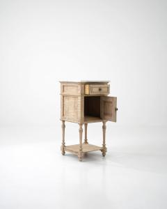 Antique French Bedside Table with Marble Top - 3471919