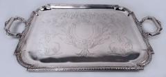Antique French Belle Epoque Classical Silver Tray - 4337085