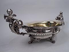 Antique French Belle Epoque Rococo Silver Jardiniere Centerpiece - 3765126