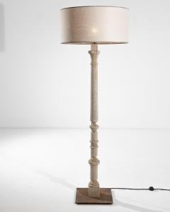 Antique French Bleached Oak Floor Lamp - 3471651