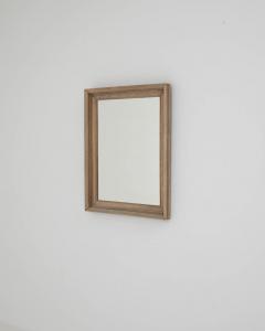 Antique French Bleached Oak Mirror - 3471380