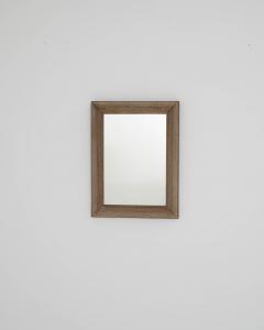 Antique French Bleached Oak Mirror - 3471385