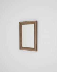 Antique French Bleached Oak Mirror - 3471388