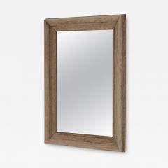 Antique French Bleached Oak Mirror - 3511268