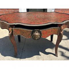 Antique French Boulle Centre Table Bureau Plat C 1860 - 3807812