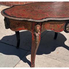 Antique French Boulle Centre Table Bureau Plat C 1860 - 3807851