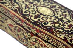 Antique French Boulle Napoleon III Marquetry Box - 3423305
