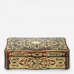 Antique French Boulle Napoleon III Marquetry Box - 3423591