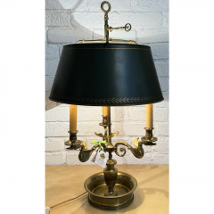 Antique French Bronze Bouillette Table Lamp - 3499661