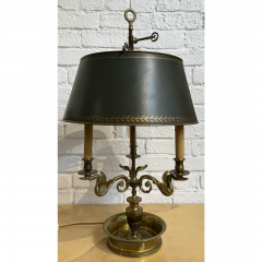 Antique French Bronze Bouillette Table Lamp - 3499687