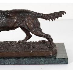 Antique French Bronze Dog Sculpture by P J Mene Setter - 4530595