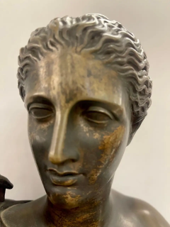 Antique French Bronze Statue Signed Reduction Sauvage 19th C  - 2490359