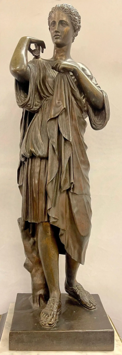Antique French Bronze Statue Signed Reduction Sauvage 19th C  - 2490387