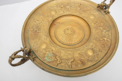 Antique French Bronze Tazza Card Receiver W Cherubs Putti - 1954035
