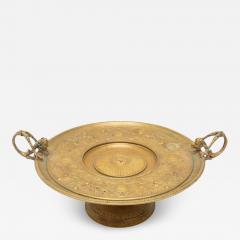 Antique French Bronze Tazza Card Receiver W Cherubs Putti - 1955310