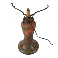 Antique French Cameo Glass Table Lamp by Richard - 4045857