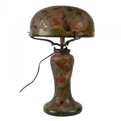 Antique French Cameo Glass Table Lamp by Richard - 4045858