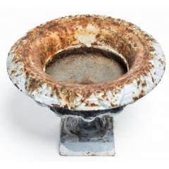 Antique French Cast Iron Urn Planter - 1546029