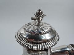 Antique French Classical Silver Coffeepot 18 C - 3753615