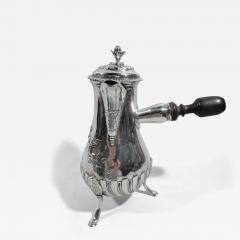 Antique French Classical Silver Coffeepot 18 C - 3755764