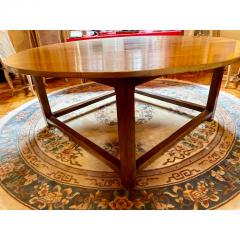 Antique French Country Round Rustic Fruitwood Dining Table - 2777512