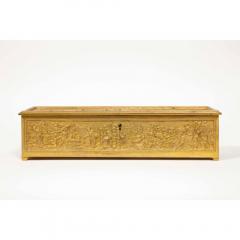 Antique French Gilt Bronze Rectangular Table Box - 1174803