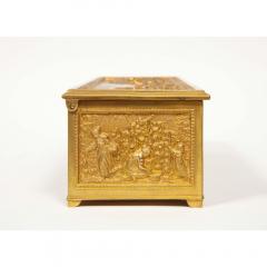 Antique French Gilt Bronze Rectangular Table Box - 1174805