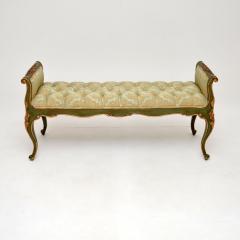 Antique French Gilt Wood Bench - 3249740