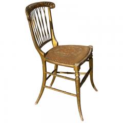 Antique French Giltwood Twig Ballroom Chair - 4594021
