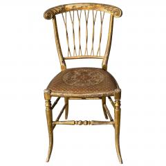 Antique French Giltwood Twig Ballroom Chair - 4594023