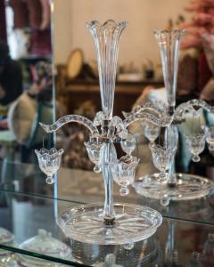 Antique French Grand Scale Glass Epergne Centrepiece - 2430852