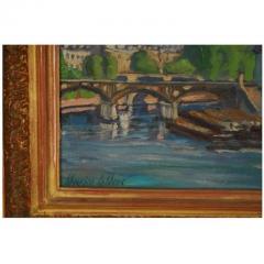 Antique French Impressionist Oil Painting in Giltwood Frame - 2899810