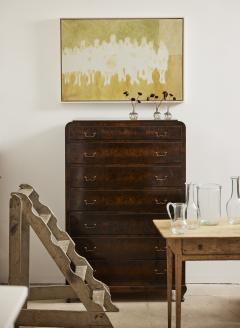 Antique French Library Ladder 19th Century Original Paint - 4437968