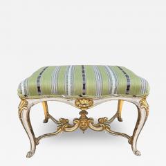 Antique French Louis XV Style Ottoman Footstool Bench 1 of 2 - 4120297
