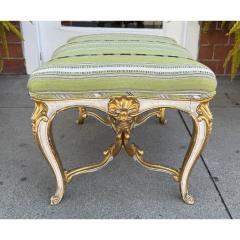 Antique French Louis XV Style Ottoman Footstool Bench - 4564848