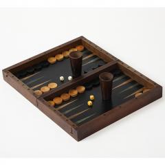 Antique French Marquetry Backgammon and Chess Set Circa 1910 - 4047943