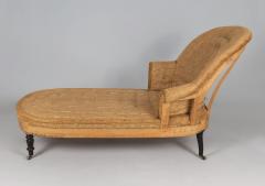 Antique French Napoleon III Chaise Lounge - 3205081