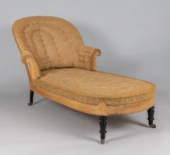 Antique French Napoleon III Chaise Lounge - 3205084