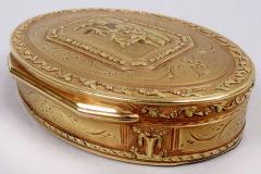 Antique French Neoclassical18K Gold Snuffbox - 3798582