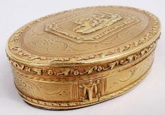 Antique French Neoclassical18K Gold Snuffbox - 3798583