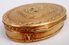 Antique French Neoclassical18K Gold Snuffbox - 3798587